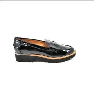 franco sarto black loafers